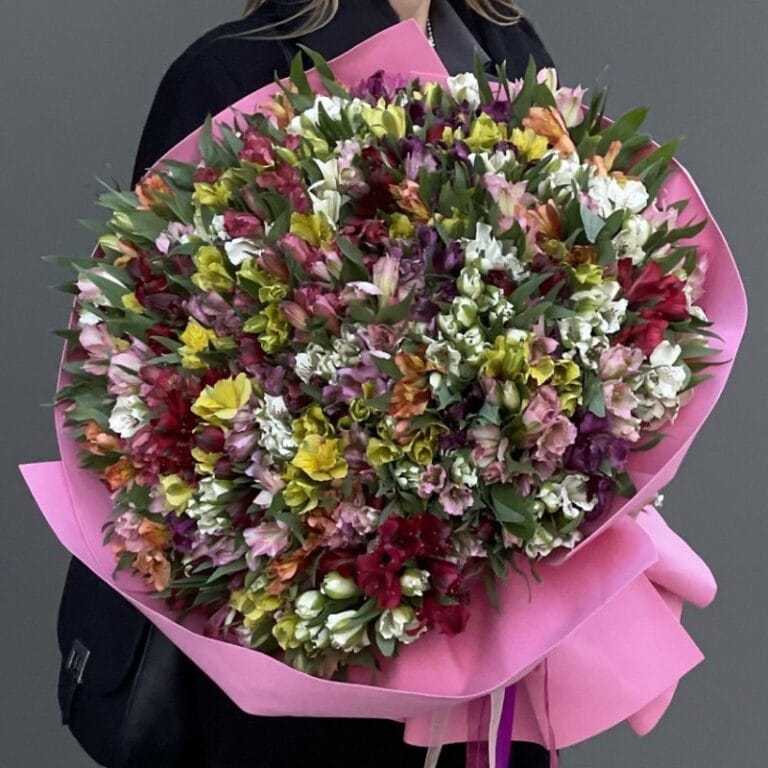 Букет из альстромерий "Ароматный коктейль"