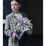 Букет эустомы и гипсофилы "Белиссимо"