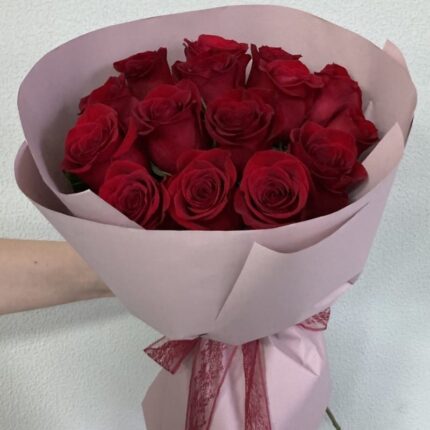 Букет из красных роз "Искреннее чувство"