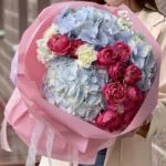 Букет из гортензий "Июнь"