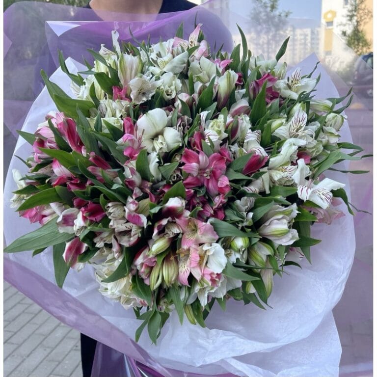 Букет из альстромерий "Флёр"