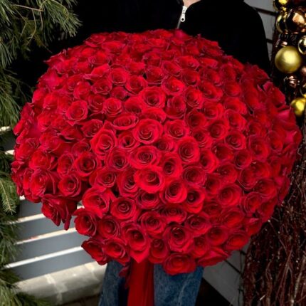 Букет из красных роз "Премиум"